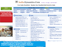 Tablet Screenshot of indiadynamics.com